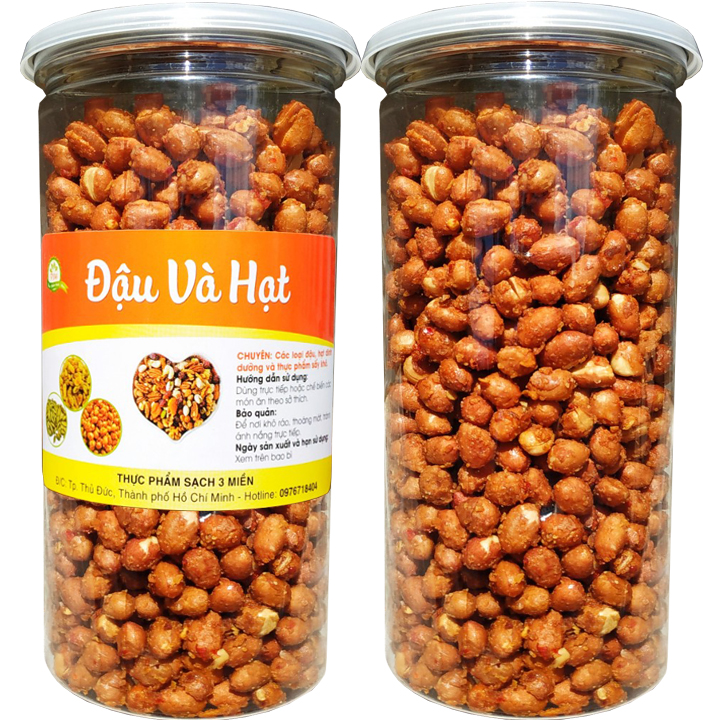 COMBO 2 HŨ 1KG ĐẬU PHỘNG TỎI ỚT THƠM NGON