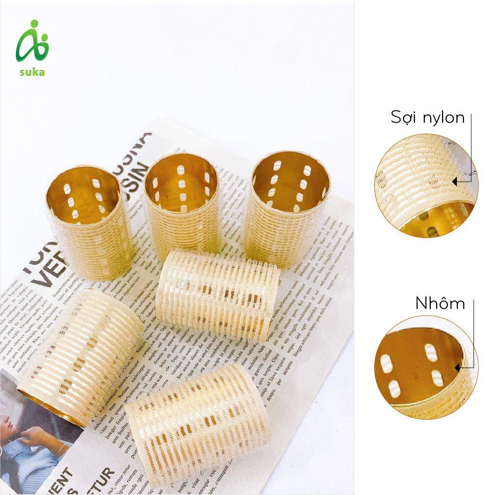 Lô cuốn tóc tự dính size 4x6cm dùng để uốn mái, xoăn, phồng tóc SK