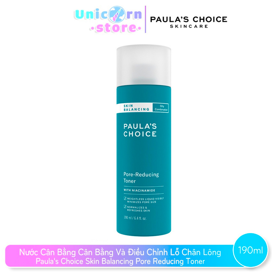 Nước Hoa Hồng Cân Bằng Và Điều Chỉnh Lỗ Chân Lông Paula's Choice Skin Balancing Pore Reducing Toner (190ml)