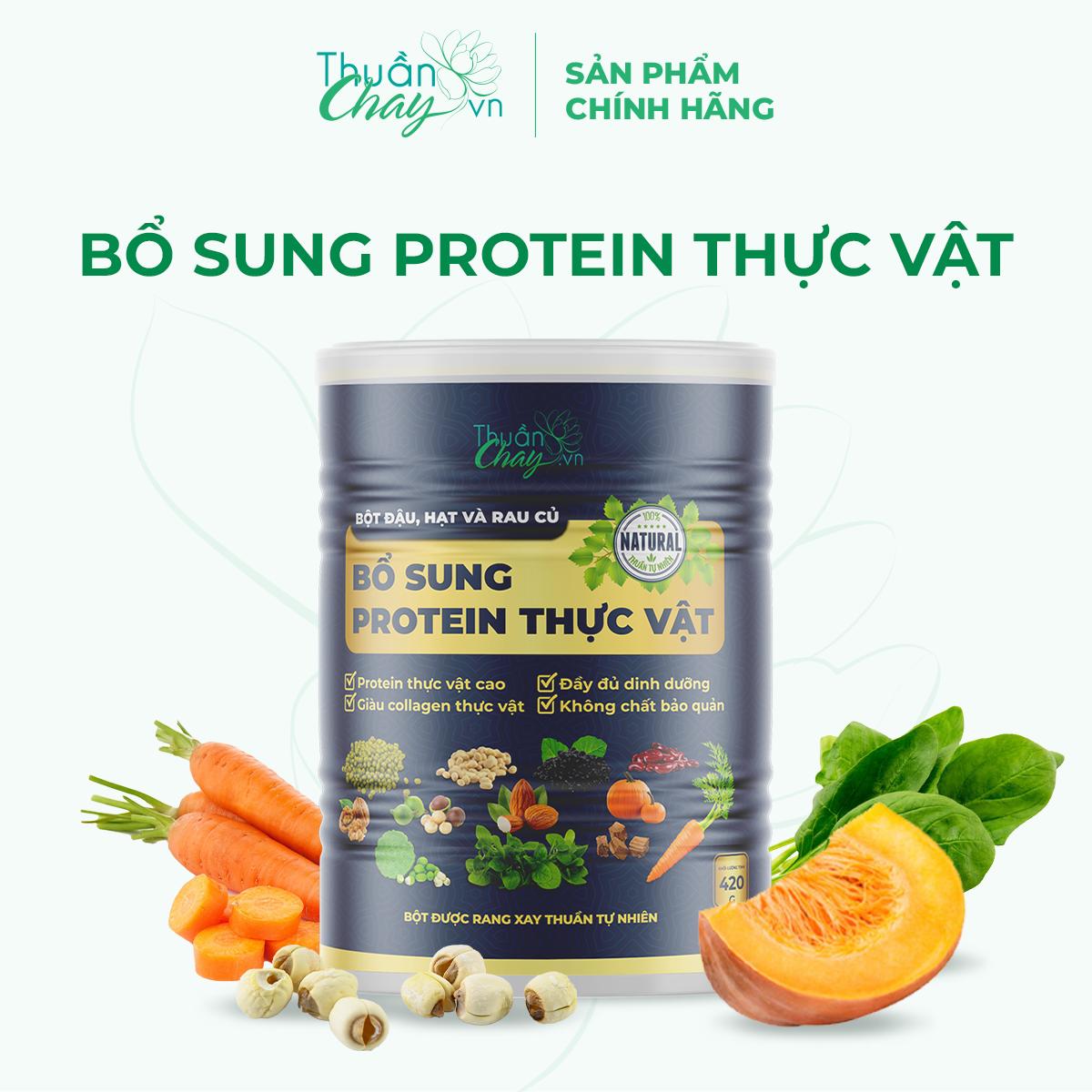 BỘT ĐẬU HẠT RAU CỦ BỐ SUNG PROTEIN THỰC VẬT (420g)
