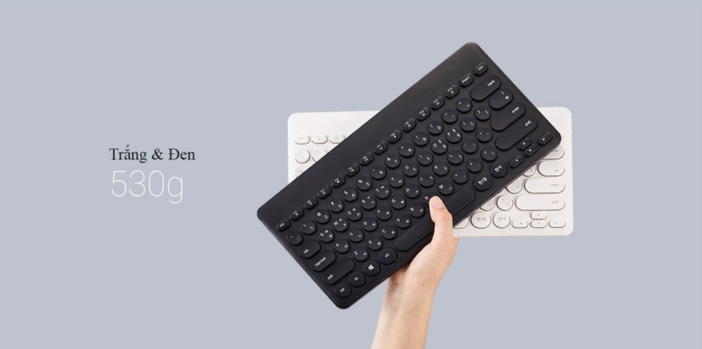 Combo bàn phím và chuột không dây kiểu dáng Mini Retro Keyboard & Mouse Actto KMC-03 HÀNG CHÍNH HÃNG BLACK