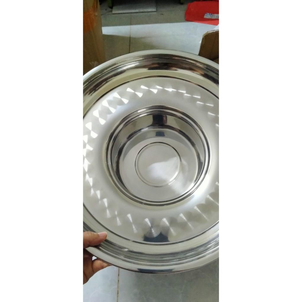 Set 3 Nồi lẩu sống mâm vành 20cmThaphafac loại 1 đáy từ inox 304 2 vòng nhiệt