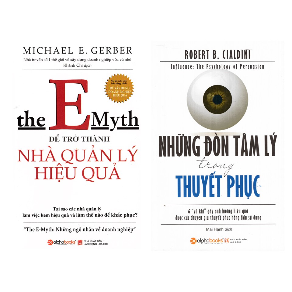 Combo Sách Kinh Doanh: Để Trở Thành Nhà Quản Lý Hiệu Quả + Những Đòn Tâm Lý Trong Thuyết Phục