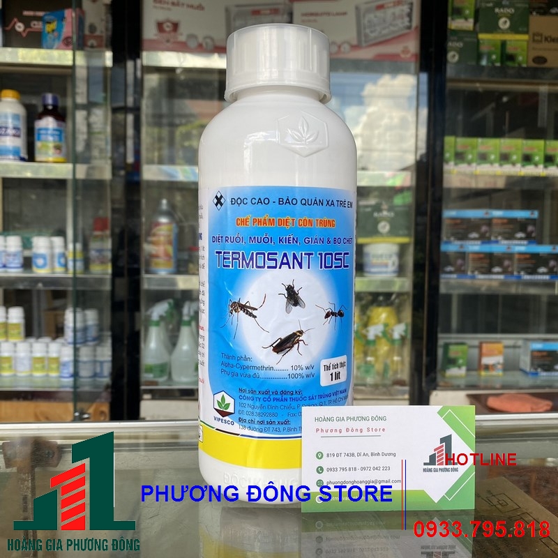 Thuốc diệt muỗi và côn trùng TERMOSANT 10SC_ chai 1 lít