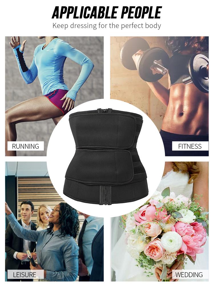 Eo Huấn Luyện Corset Giảm Béo Xông Hơi Mồ Hôi Faja Tummy Shaper Tông Đơ Cắt Dây Mô Hình Định Hình Cơ Thể Chất Kết Dính Shaper Xòe
