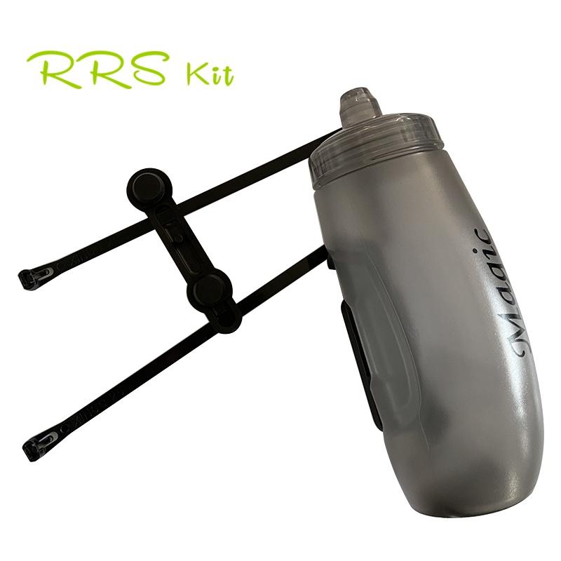 Rrskit Đi xe đạp Xe đạp Chai nước uống 550ML Chai nước từ tính Đi xe đạp ngoài trời Chai nước uống thể thao Tương thích với FIDLOCK