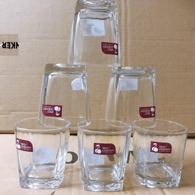 Bộ cốc thuỷ tinh 6 chiếc 165ml - hàng đẹp
