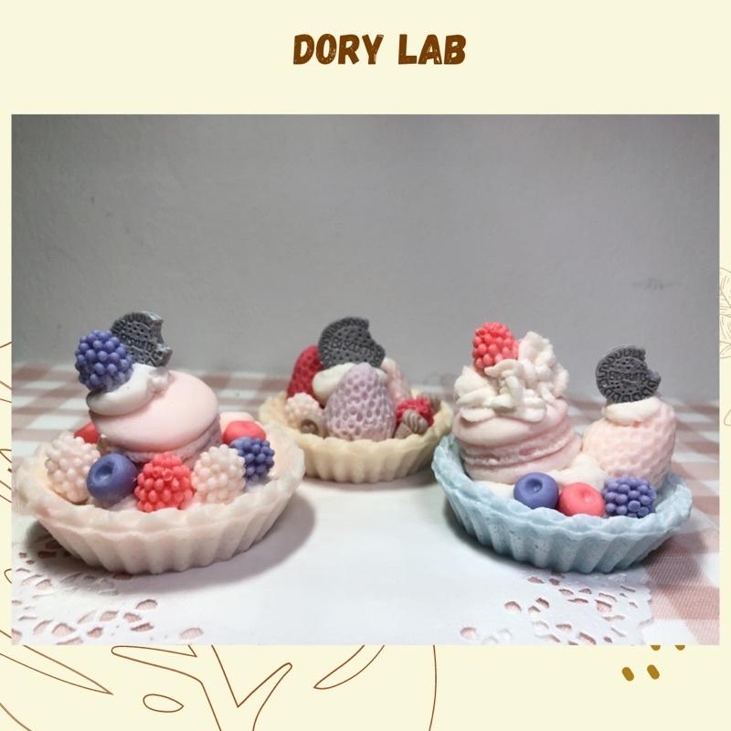 Nến Thơm Handmade Bánh Trứng Trái Cây - Dory Lab