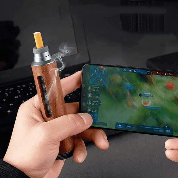 Gạt Tàn kiêm bật lửa sạc usb chống bụi thích hợp cho xe hơi, làm việc trong phòng - T0432