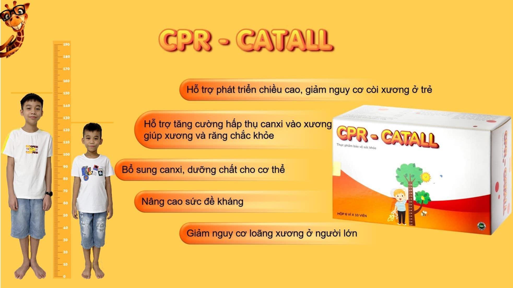 Canxi CPR - CATALL  - Bổ sung Canxi, Hỗ Trợ Tăng Chiều Cao