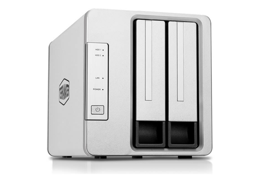 Bộ lưu trữ mạng NAS TerraMaster F2-210 Quad-core CPU, RAM 1GB, 2 khay ổ cứng RAID 0,1,JBOD,Single - Hàng chính hãng - Hàng Chính Hãng