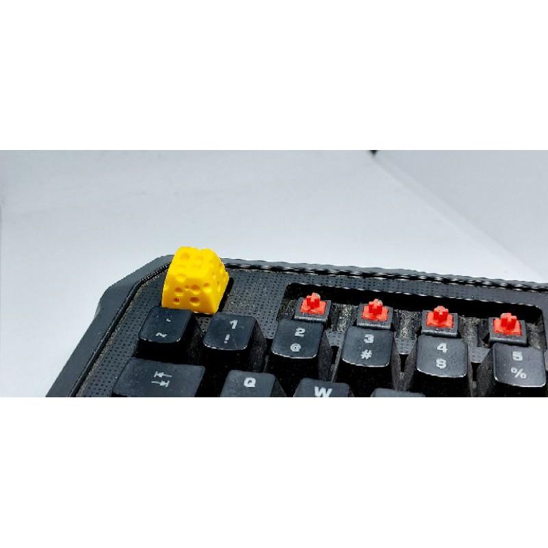 Keycap cheese clone trang trí bàn phím cơ gaming