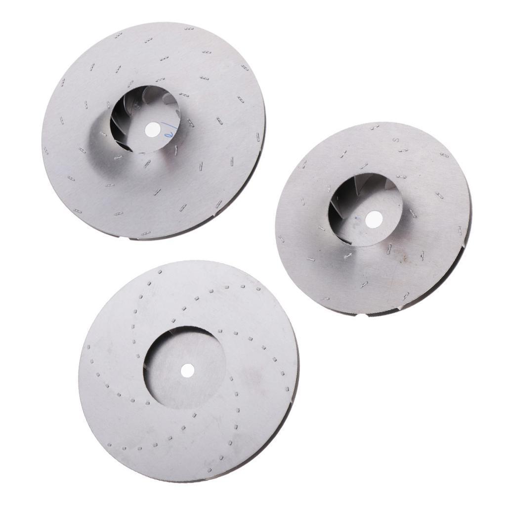 Vacuum Cleaner Accessory Motor Rotating Fan 4.4"/5"/3.4" 8mm Hole Aluminum