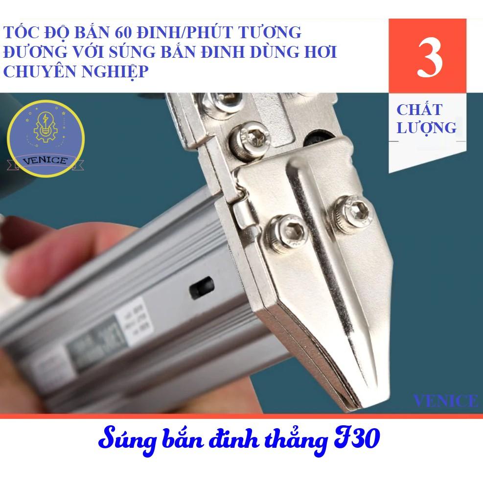 DỤNG CỤ BẮN ĐINH THẲNG F30 - DÙNG ĐIỆN 220V - DỤNG CỤ BẮN GỖ CÁC LOẠI