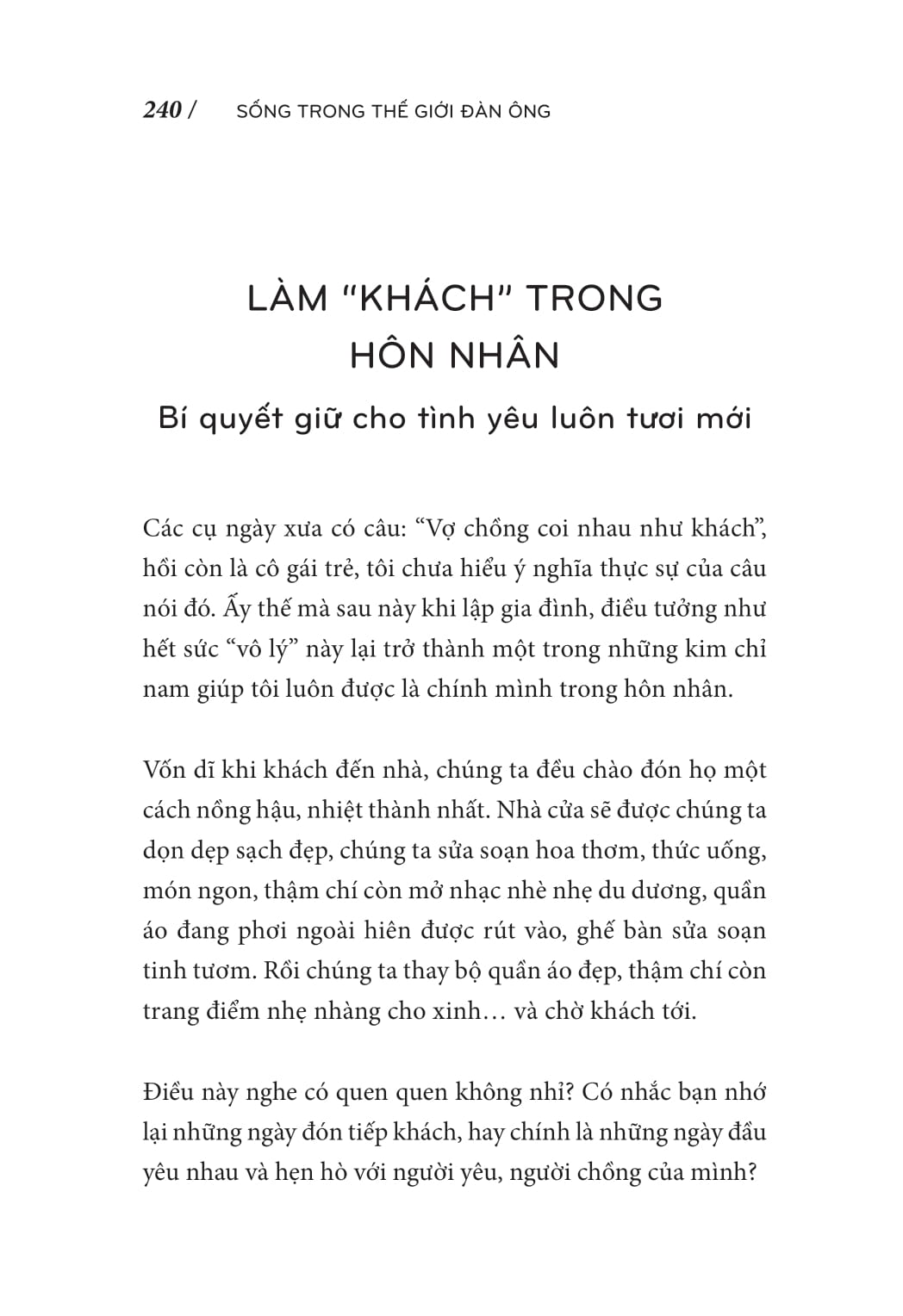 Sống Trong Thế Giới Đàn Ông - AZ