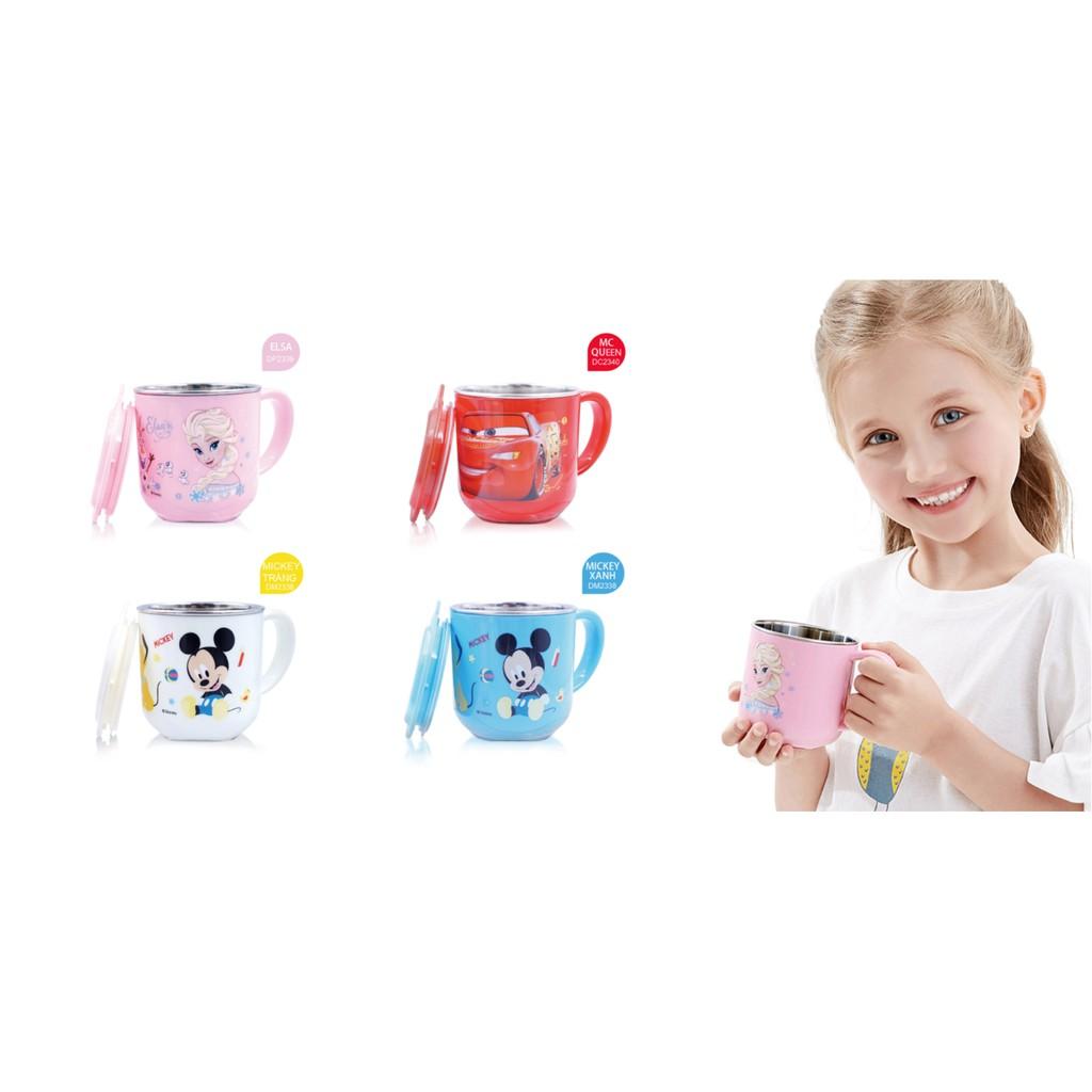 Ly uống nước Inox in hình - Disney cho bé
