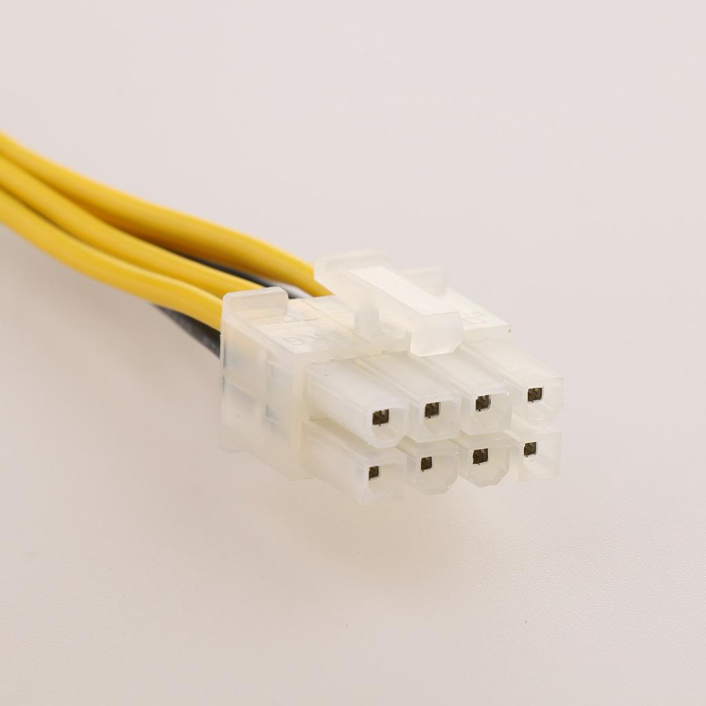 Computer 8 Pins Motherboard ATX Power Supply Extension Cable Male to Female