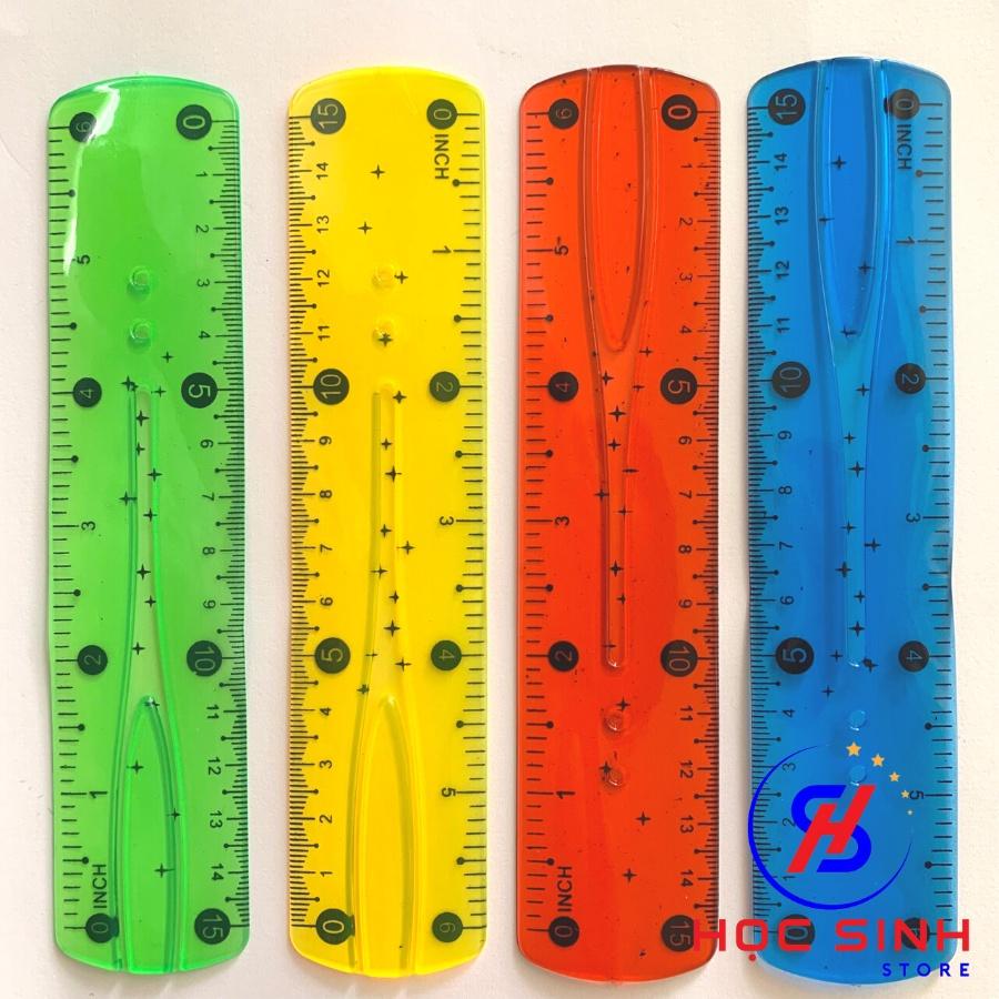 Thước dẻo nhiều màu 15cm ( Giao màu ngẫu nhiên )