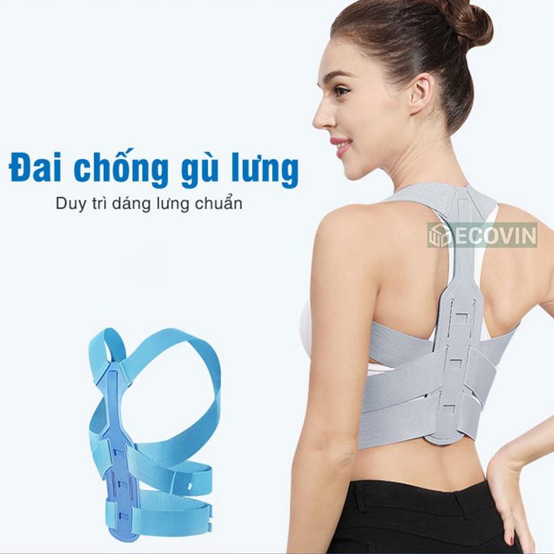 Đai Chống Gù Lưng Người LớnGiảm bớt áp lực lên cột sống và ngăn ngừa đau lưng và cổ, đẩy lùi các bệnh lý về cộ