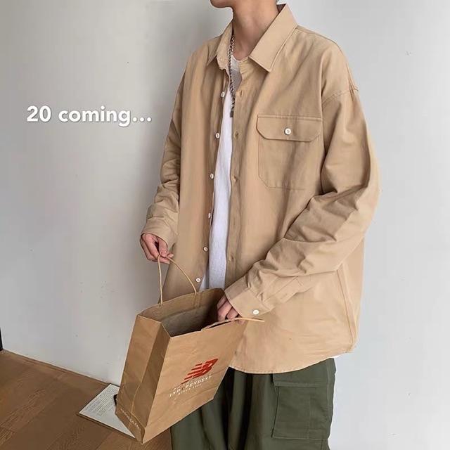 Sơmi tay dài basic 7 màu