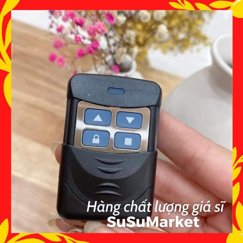 Remote cửa cuốn HỌC LỆNH 433Mhz | Copy siêu nhanh | Top SP bán chạy | Viền Trắng |