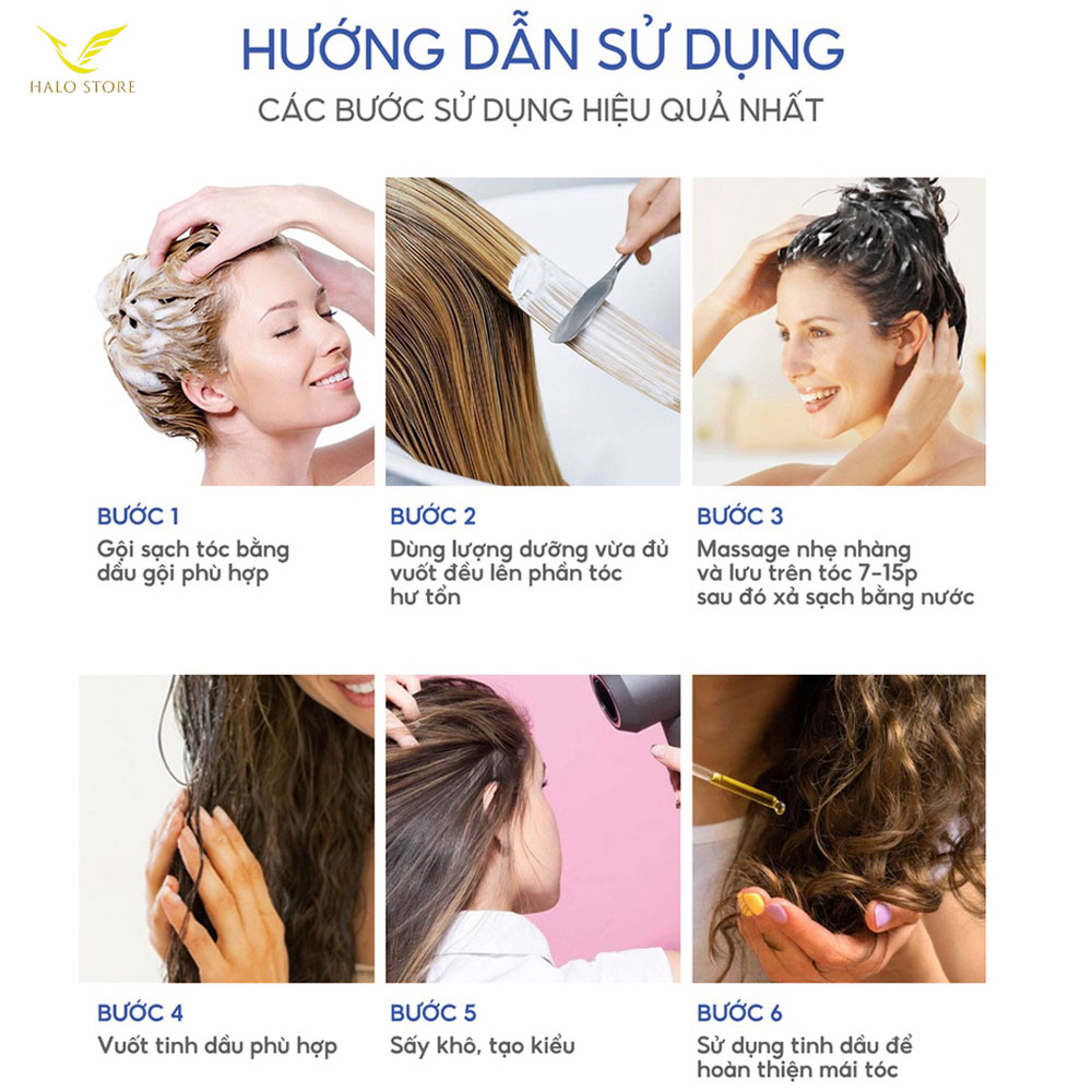 [+Tặng mũ trùm] Combo gội ủ Collagen Karseell Maca siêu mượt cho tóc khô hư tổn 500ml