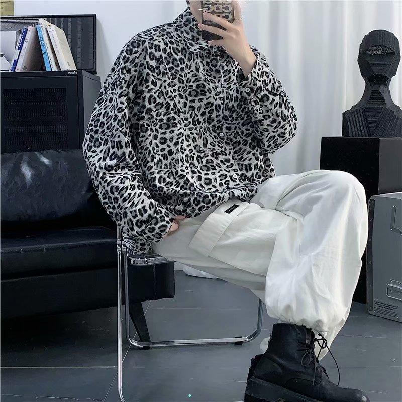 Áo Sơ Mi Nam Dài Tay Thời Trang Hàn 2021 Cỡ M-2Xl