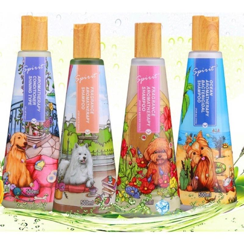 Sữa tắm Spirit nắp gỗ 500ml dành cho chó mèo và thú cưng