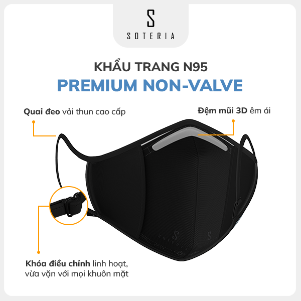 Khẩu trang thời trang Soteria Tết ST169 - N95 lọc 99% bụi mịn 0.1 micro
