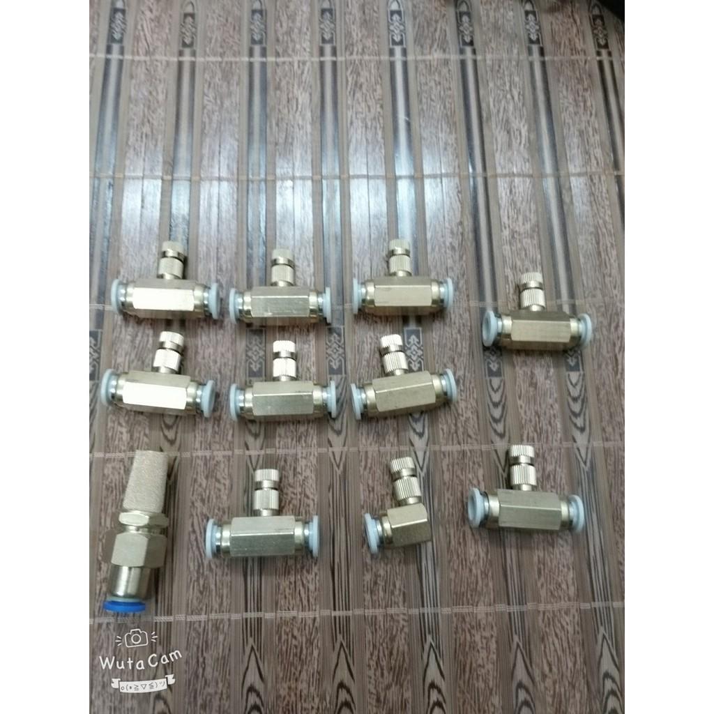 Máy phun sương 24v 8377+ nguồn+10 đầu phun sương+20 mét+ lọc