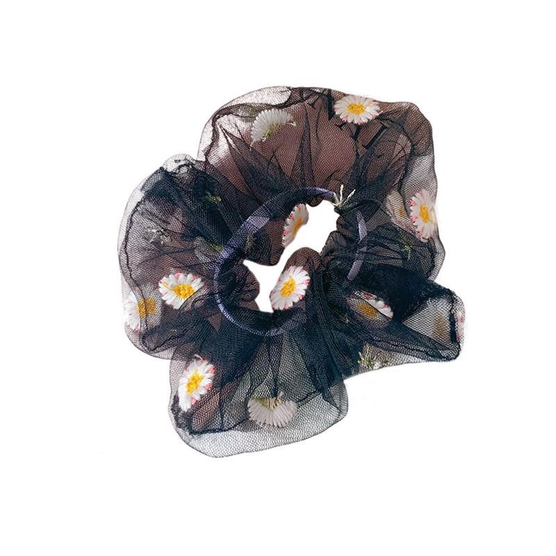 Dây Buộc Tóc Vải Họa Tiết HOA CÚC Hot Trend