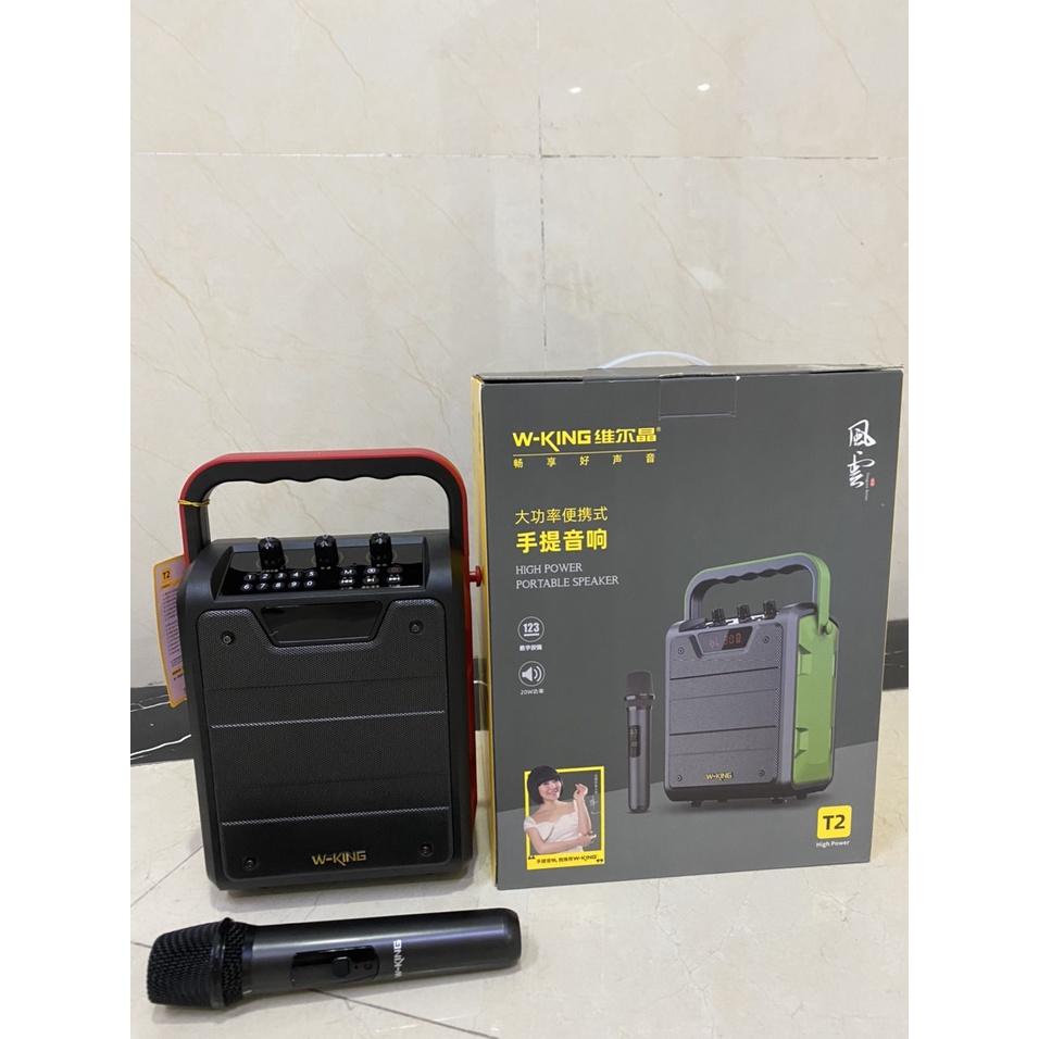 LOA BLUETOOTH KARAOKE W-KING T2