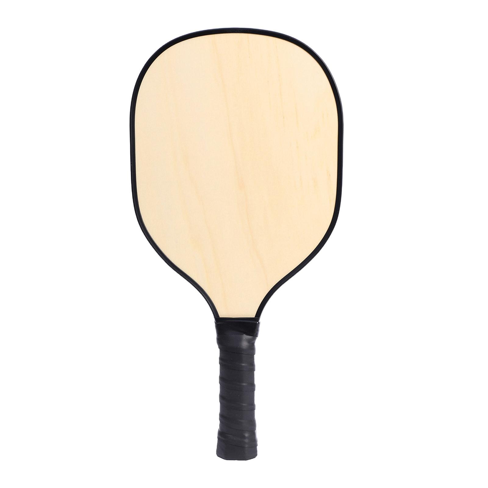 Wood Pickleball Paddles with Comfortable Gripping for Adults Play Practicing