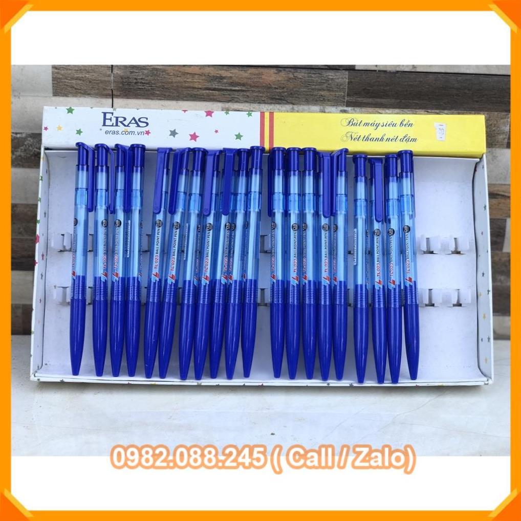 Pens - Bút bi bấm tl-023 Ngòi 0.8mm xanh