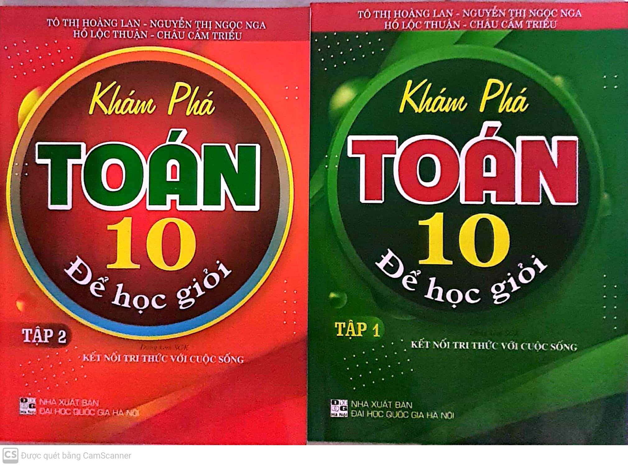 Sách - Com Bo Khám Phá Toán Lớp 10 Để Học Giỏi Tập 1 + Tập 2 ( Kết Nối Tri Thức Với Cuộc Sống )