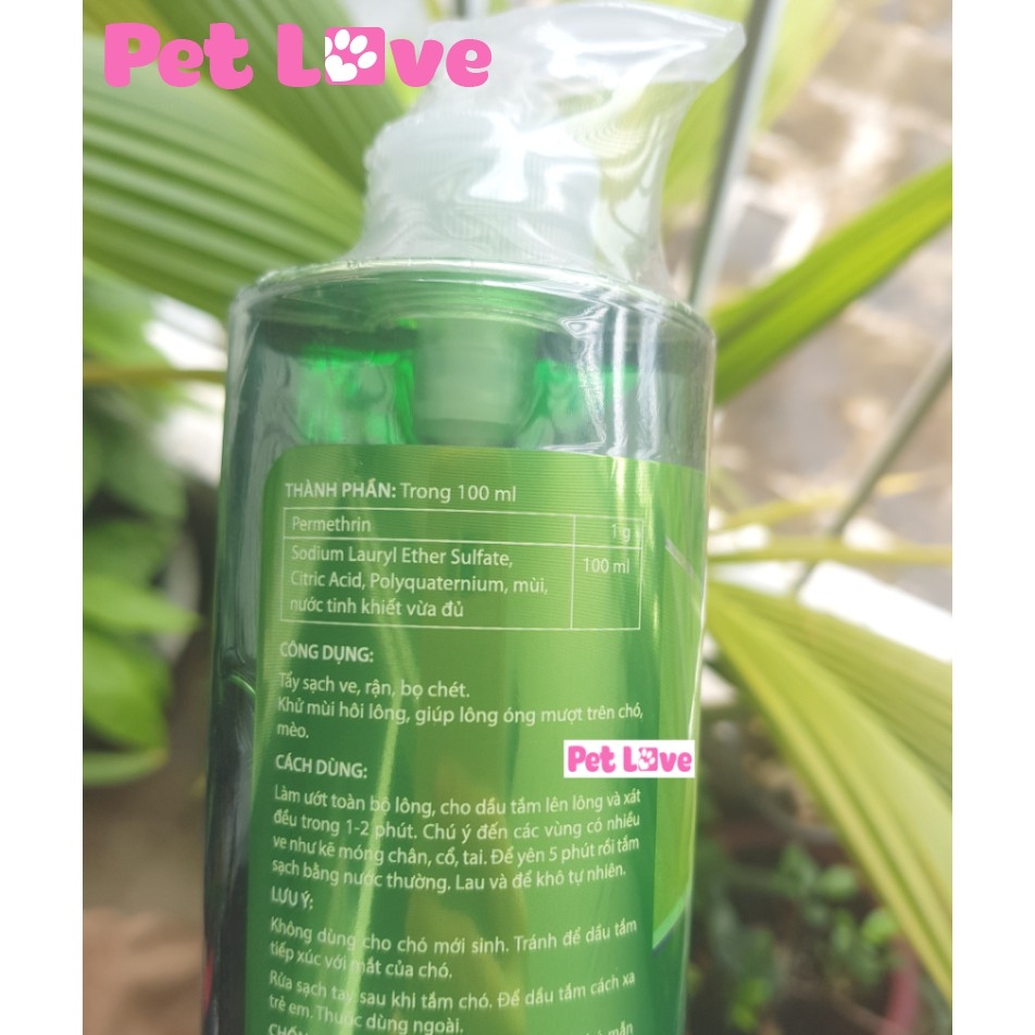 Sữa tắm Bio Care (450ml) diệt ve rận, bọ chét, khử mùi chó mèo