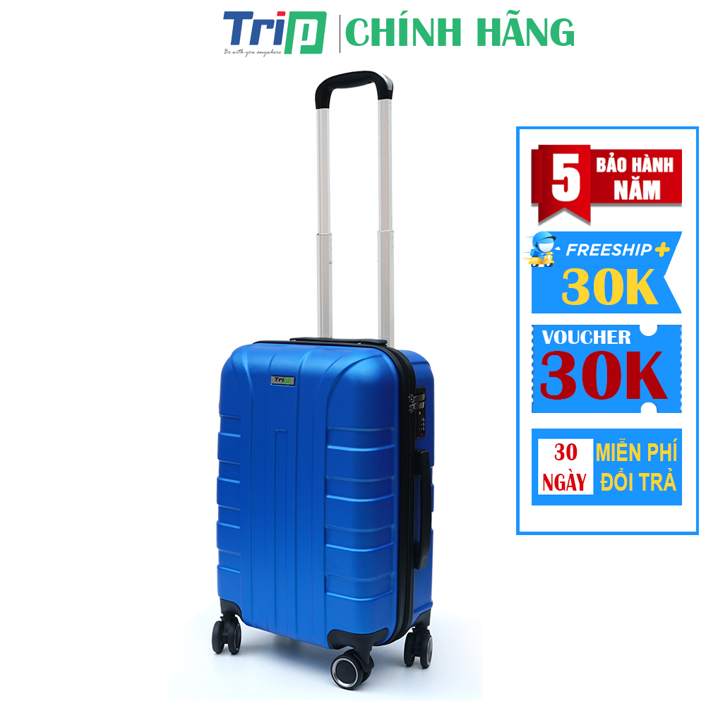 Vali kéo TRIP P12 size 20inch xách tay máy bay nhựa PC/ABS - Bảo hành 5 năm