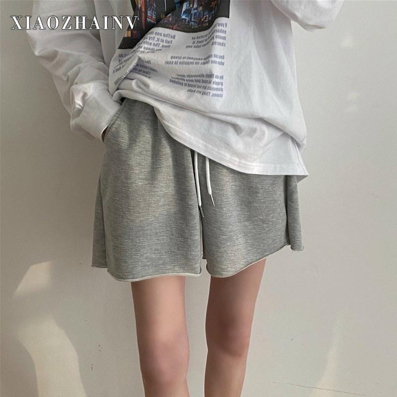Quần Short ống rộng đơn giản dễ phối đồ chất đẹp như ảnh, Short, , Thun, Ngủ, Quần nữ, Vải Thun, Quần đẹp, Ống Rộng, Quần Ngắn,Quần short ống rộng cạp cao lưng thun