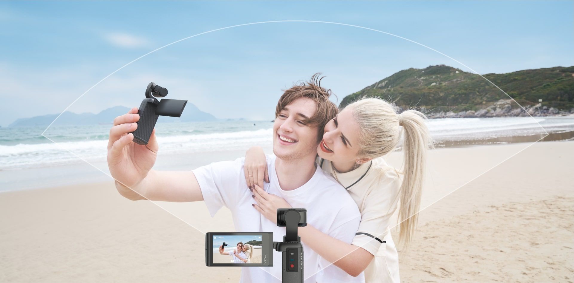 Gimbal Camera bỏ túi Moza Moin Pocket Camera - Hàng chính hãng