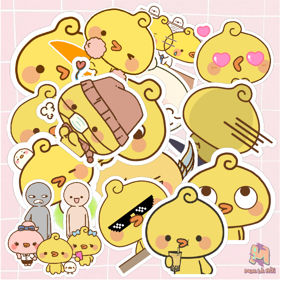 Miếng dán Stickers chủ đề Piyomaru and Friends