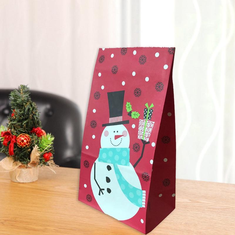 Set 10 Túi Giấy Đựng Quà Giáng Sinh Dễ Thương