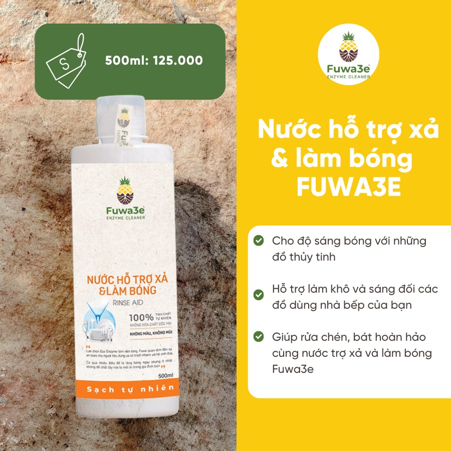 Nước hỗ trợ xả và làm bóng Fuwa 3e