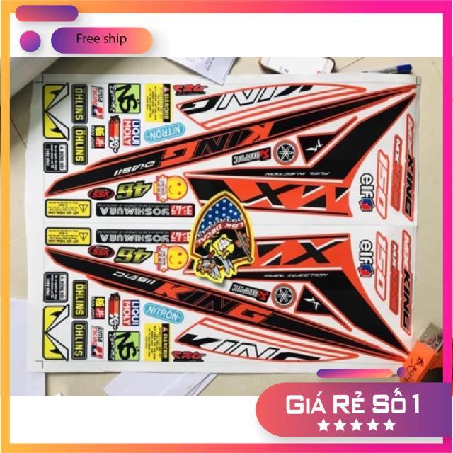 Tem rời exciter 150 mx king 3 lớp chống nước ko bay màu bảo hành màu sắc vĩnh viễn