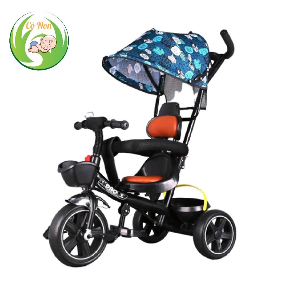 Xe đẩy 3 bánh mái che yên bọc da SDY 310