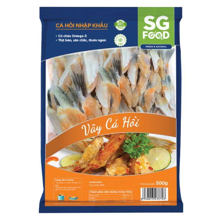 Vây cá hồi đông lạnh SG Food 500g-8936013233703