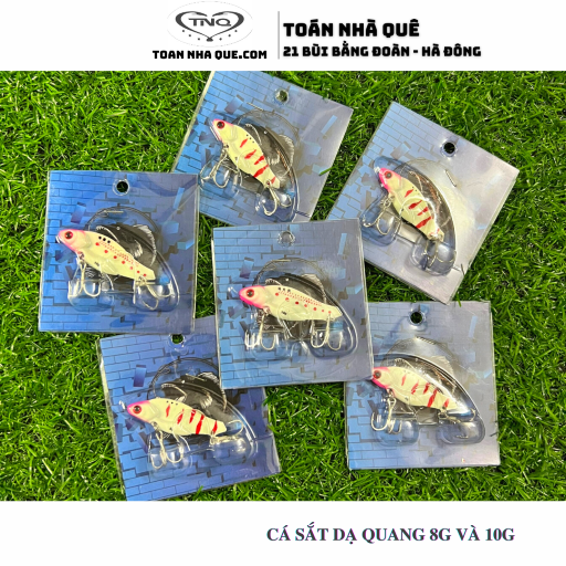 Mồi sắt Orochi dạ quang 8g và 10g - TNQ LURES TOÁN NHÀ QUÊ