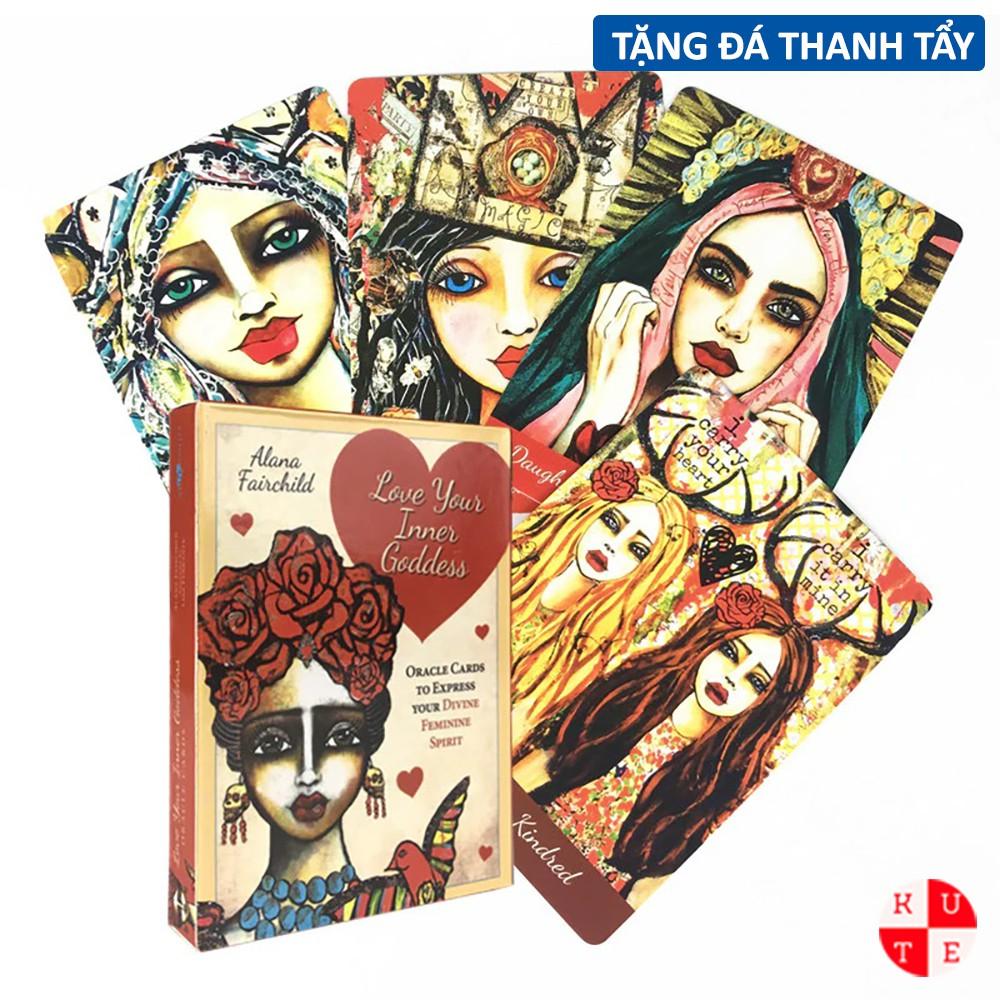 Bài Oracle Love Your Inner Goddess 44 Lá Tặng Đá Thanh Tẩy