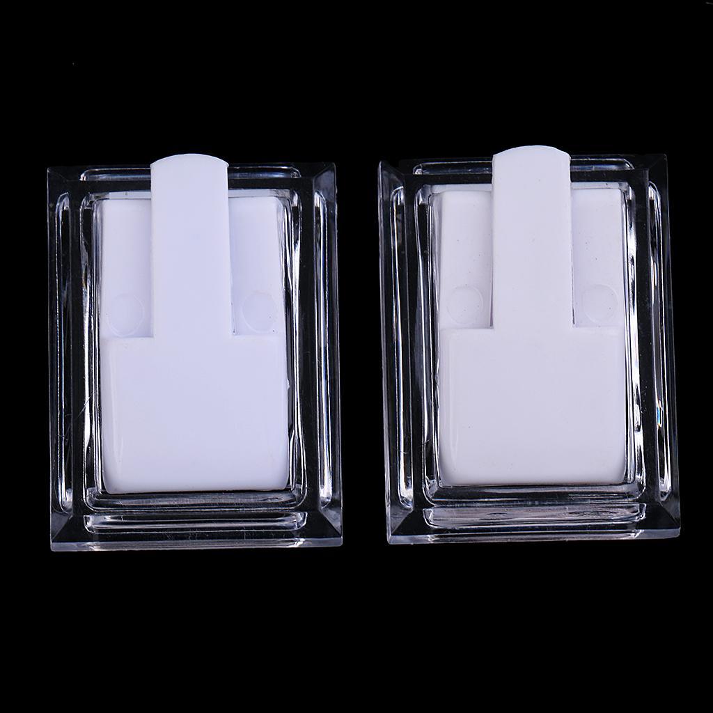 20pcs Mini Plastic Ring Stand Holder for Women Jewelry Storage Display