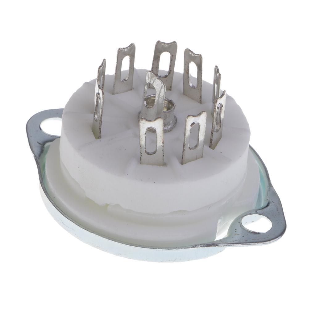 9pin   mounting Vacuum tube socket GZC9- 12AX7,ECC82