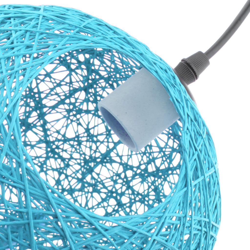 Bóng Mây Wicker Ball Quả Cầu Trần Bóng đèn Với Lỗ 20 Cm